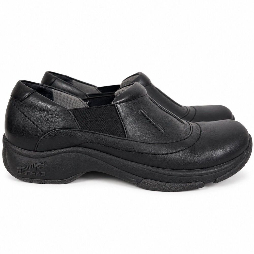 Dansko Kappy Slip Resistant Clogs Womens Size 7.5-8 US 38 EU Loafers Shoes Black